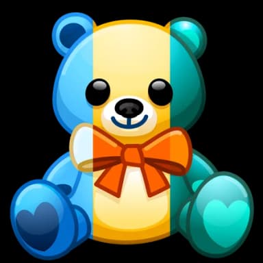 Tricolor — Toy Bears Telegram gift model