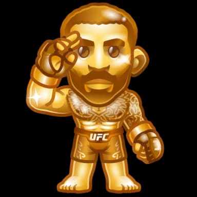 Gold Topuria — UFC Strikes Telegram gift model