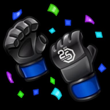 UFC 25 Blue — UFC Strikes Telegram gift model