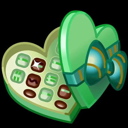 Green Apple — Valentine Boxes Telegram gift model