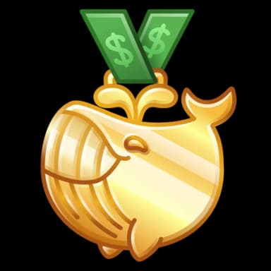 Crypto Whale — Victory Medals Telegram gift model