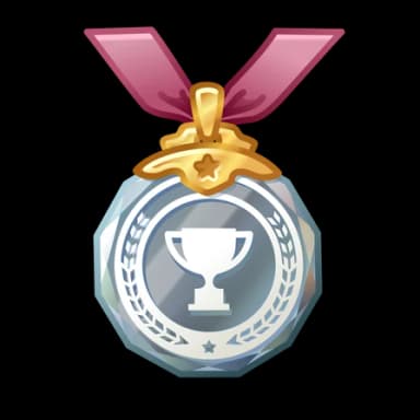 Crystal Trophy — Victory Medals Telegram gift model