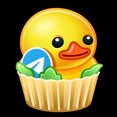 Sponge Duck — Whip Cupcakes Telegram gift model