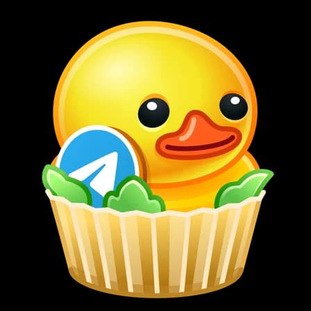 Sponge Duck — Whip Cupcakes Telegram gift model
