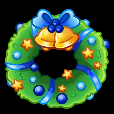 Blueberry — Winter Wreaths Telegram gift model