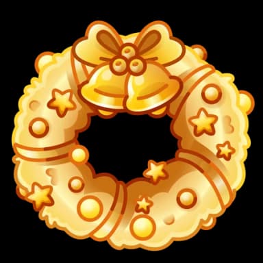 Golden Bough — Winter Wreaths Telegram gift model