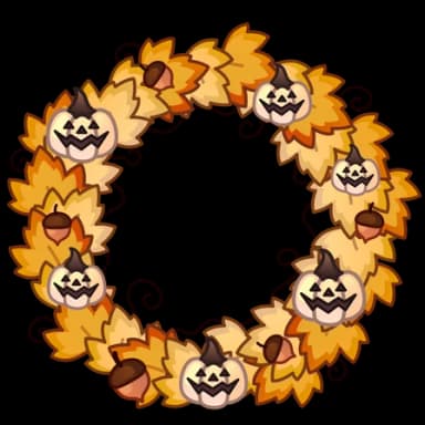 Halloween — Winter Wreaths Telegram gift model