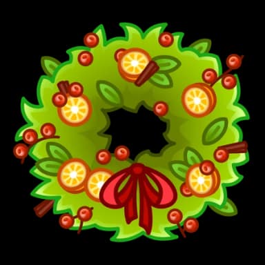 Winter Tea — Winter Wreaths Telegram gift model