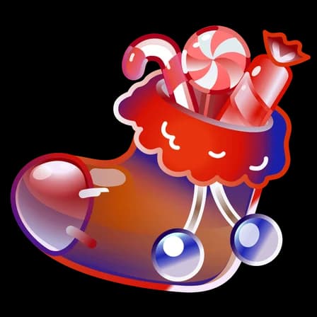 Shine On! — Xmas Stockings Telegram gift model