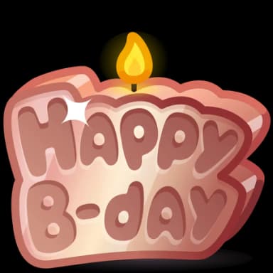 Bronze Age — B-Day Candles Telegram gift model