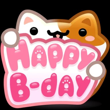Happy Meows — B-Day Candles Telegram gift model