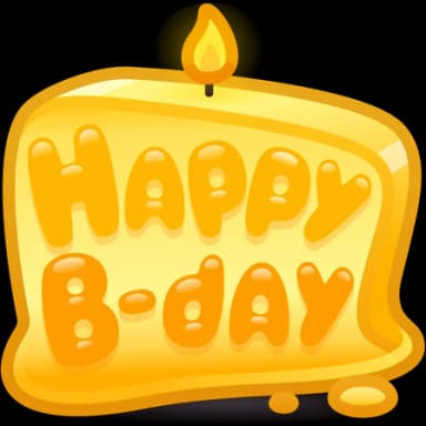 Melted Butter — B-Day Candles Telegram gift model