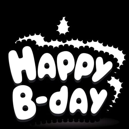 Old Cartoon — B-Day Candles Telegram gift model