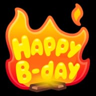 On Fire — B-Day Candles