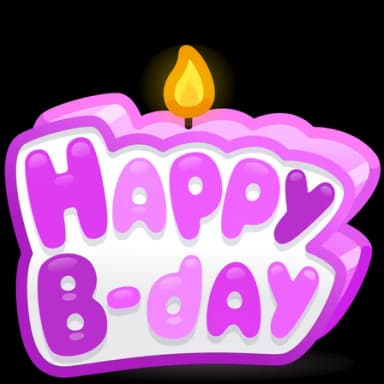 Pinky Dream — B-Day Candles Telegram gift model
