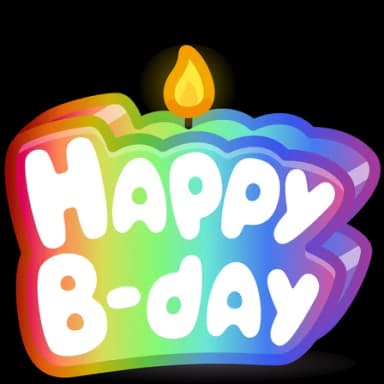 Shine On — B-Day Candles Telegram gift model