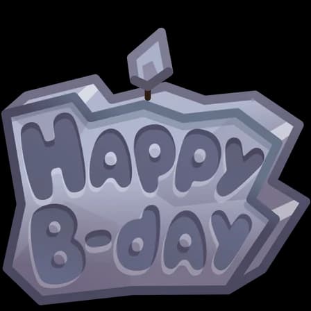 You Rock! — B-Day Candles Telegram gift model