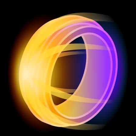 Asteroid — Bonded Rings Telegram gift model