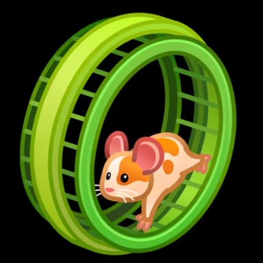 Hamster Wheel — Bonded Rings Telegram gift model