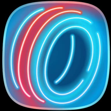 Neon Pulse — Bonded Rings Telegram gift model
