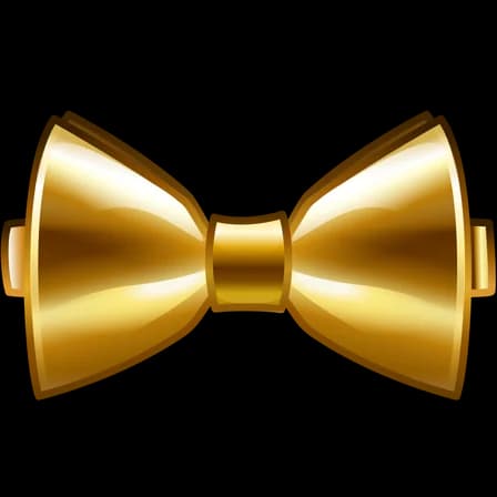 Velvet Gold — Bow Ties Telegram gift model