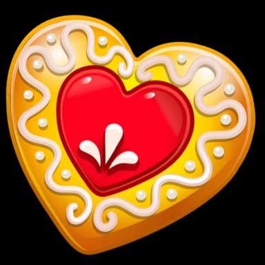 Toffee — Cookie Hearts Telegram gift model