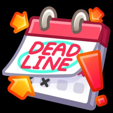 Deadline — Desk Calendars Telegram gift model
