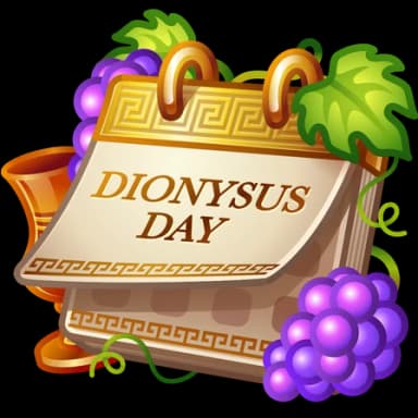 God of Wine — Desk Calendars Telegram gift model