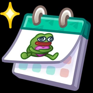 Pepe Plans — Desk Calendars Telegram gift model