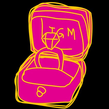 Doodle — Diamond Rings Telegram gift model