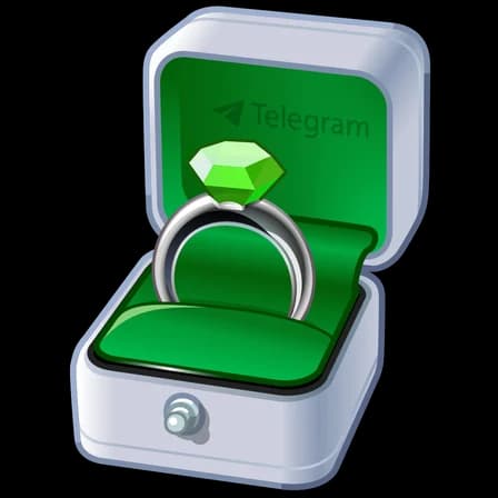 Emerald — Diamond Rings Telegram gift model