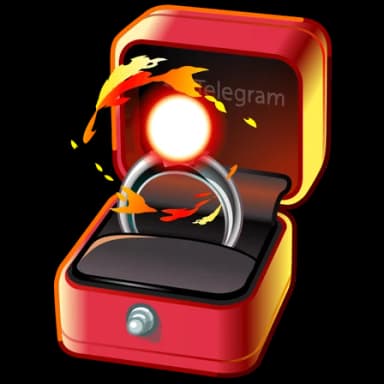 Firestorm — Diamond Rings Telegram gift model