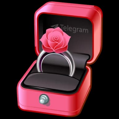 Velvet Rose — Diamond Rings Telegram gift model