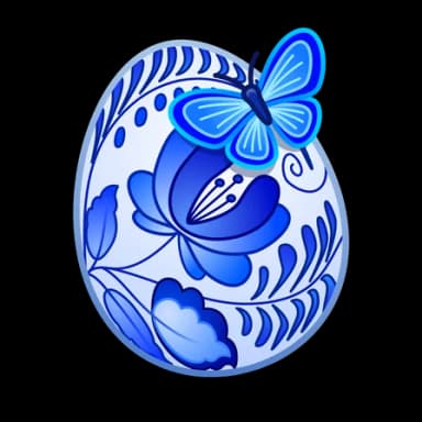 Porcelain — Easter Eggs Telegram gift model