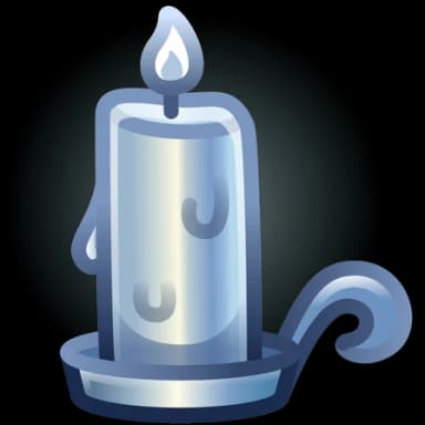 Frosted Glass — Eternal Candles Telegram gift model