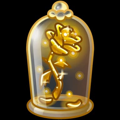 Golden Shine — Eternal Roses Telegram gift model