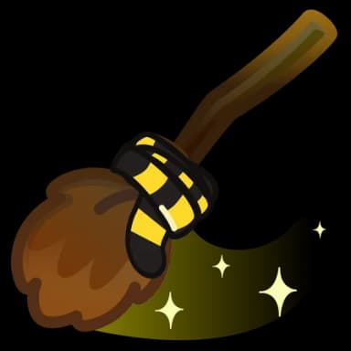 Hufflepuff — Flying Brooms Telegram gift model