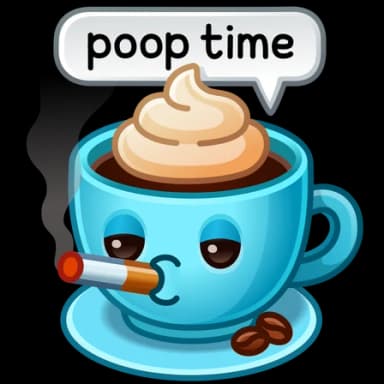 Shitty Coffee — Happy Brownies Telegram gift model