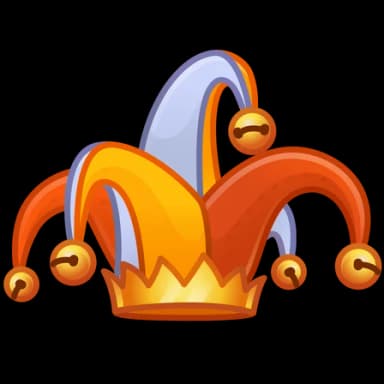 Jolly Orange — Jester Hats Telegram gift model