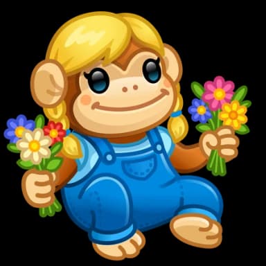 Farm Girl — Jolly Chimps Telegram gift model