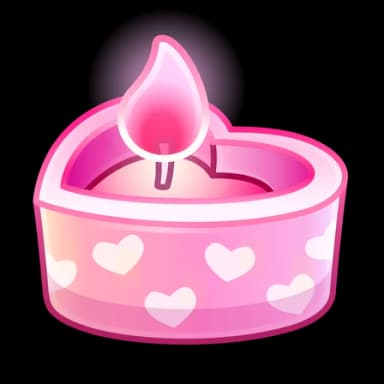 Love Bubbles — Love Candles Telegram gift model