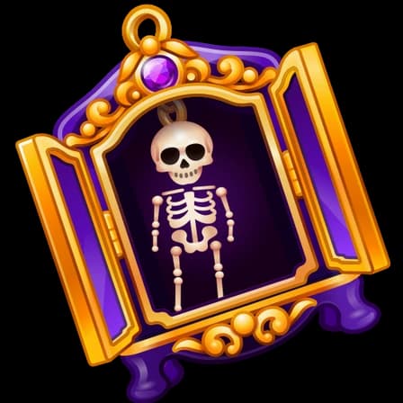 Skeleton — Lucky Lockets Telegram gift model