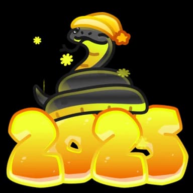 Golden Coal — Lunar Snakes Telegram gift model