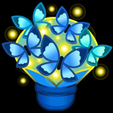 Butterflies — Lush Bouquets Telegram gift model