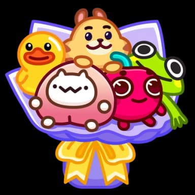 Happy Toys — Lush Bouquets Telegram gift model