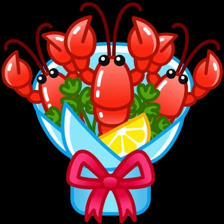 Lobsters — Lush Bouquets Telegram gift model