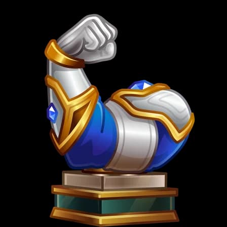 Silver Knight — Mighty Arms Telegram gift model