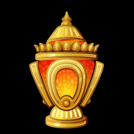 Magma Crown — Mirage Lamps Telegram gift model