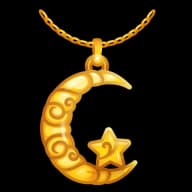 Carved Gold — Moon Pendants