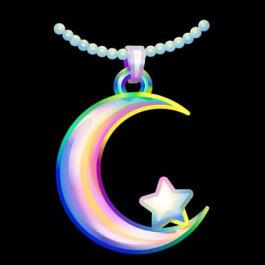 Glass Rainbow — Moon Pendants Telegram gift model